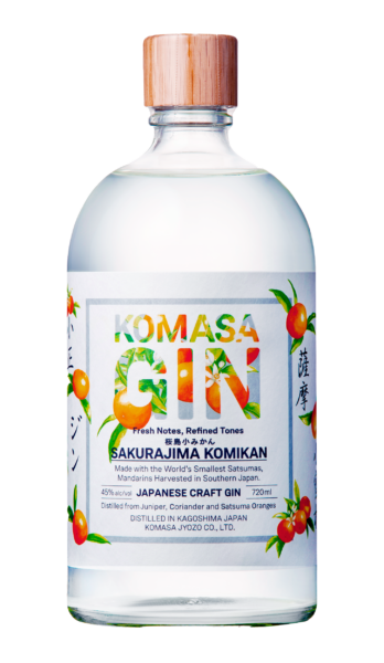 Komasa Satsuma Mandarin Japanese Gin 720ml (Japan) – Artisan W&S