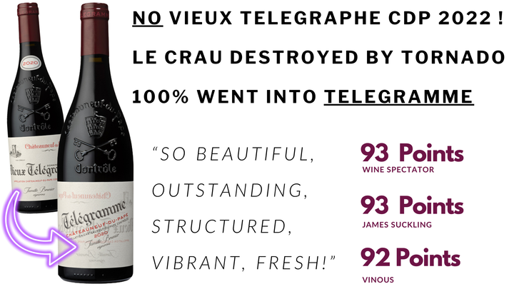 Domaine du Vieux Telegraphe Telegramme Chateauneuf-du-Pape
