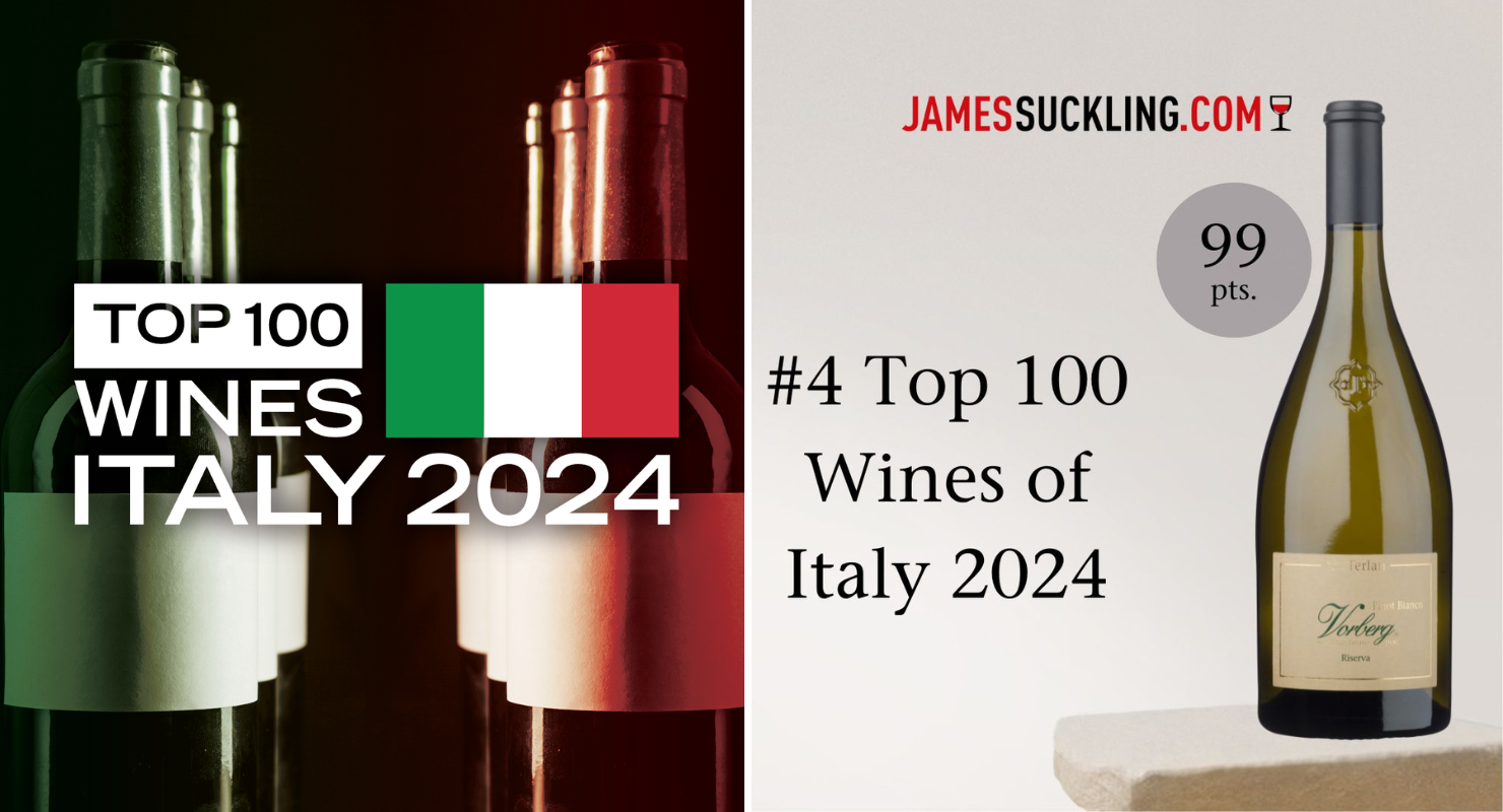 James Suckling 99 points, #4 Top 100 Wines of Italy 2024 - Terlano Vorberg Riserva 2021