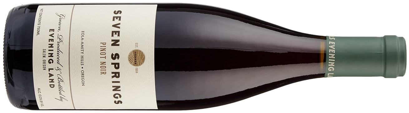 Evening Land Seven Springs Pinot Noir bottle