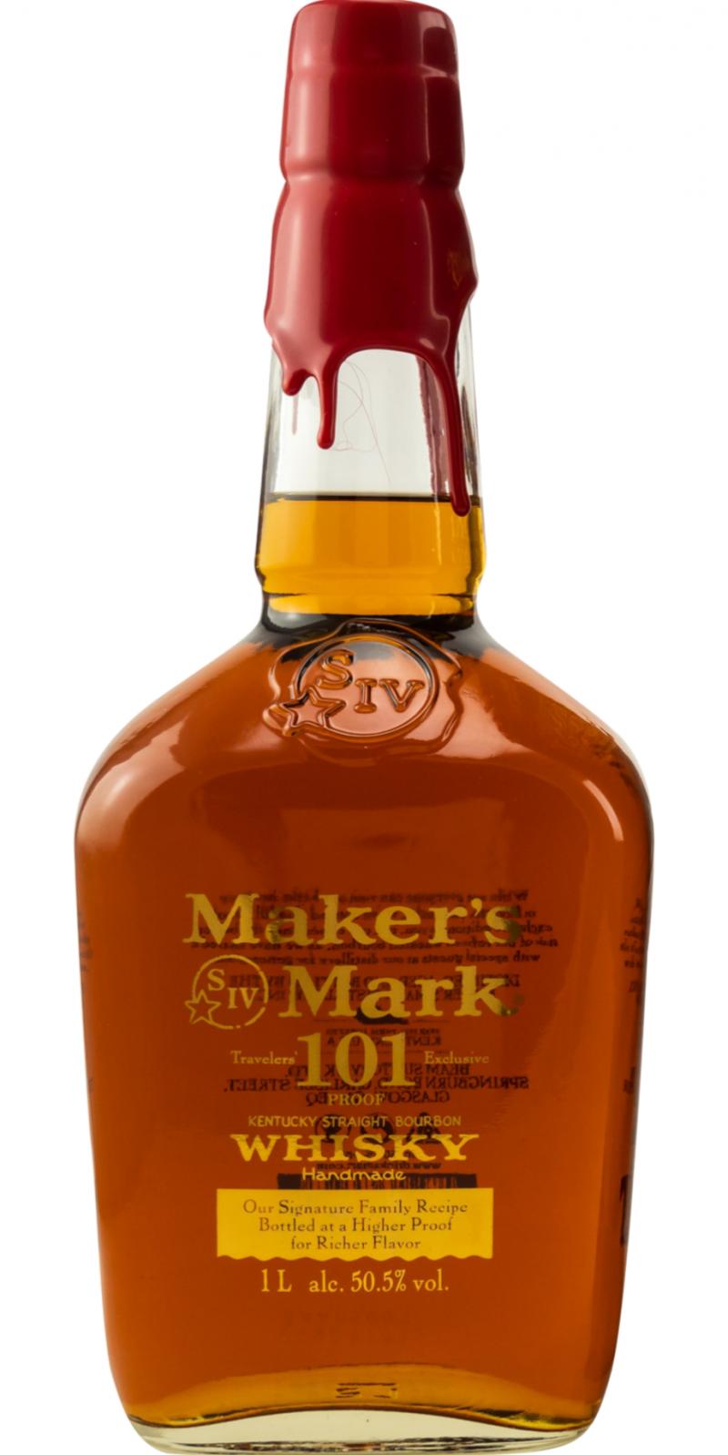 Maker's Mark Kentucky Straight Bourbon Whisky - 1 L